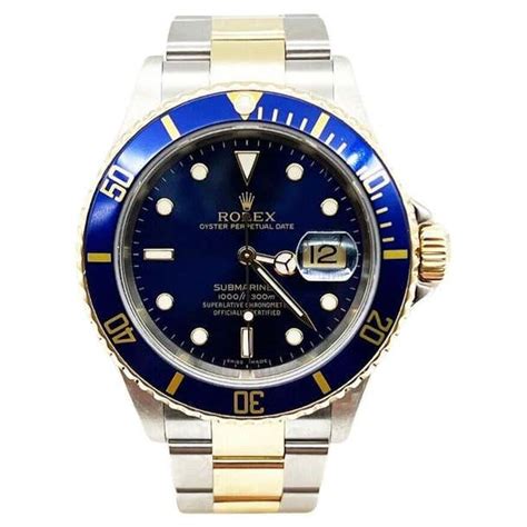 blue rolex 16613|Rolex 16613 price guide.